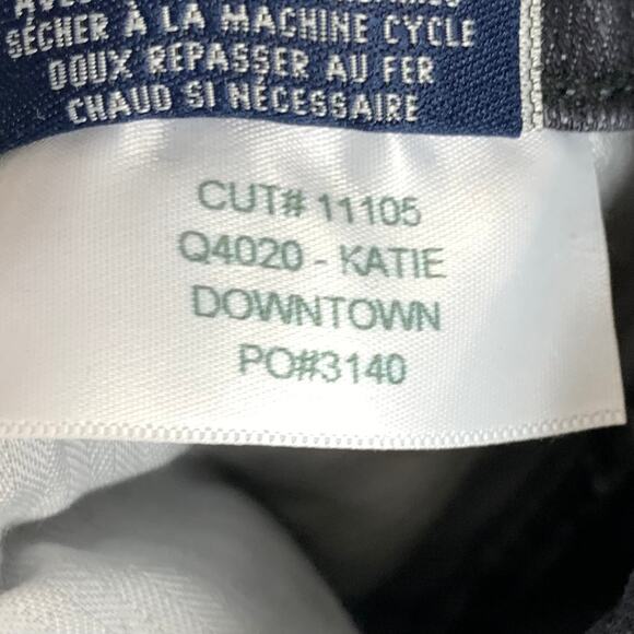 Fidelity Womens Katie Downtown Bootcut Jeans Cotton Spandex Blend Black Size 27 - Picture 8 of 11